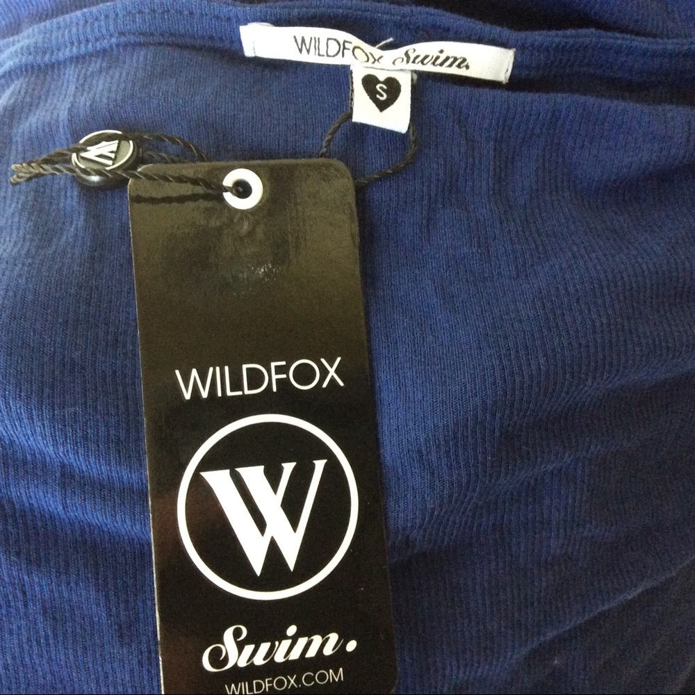 New Wildfox Swim Lightweight Romper Cover Up - Picture 5 of 6